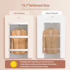 Foldable Wardrobe Closet with Hanging Rods