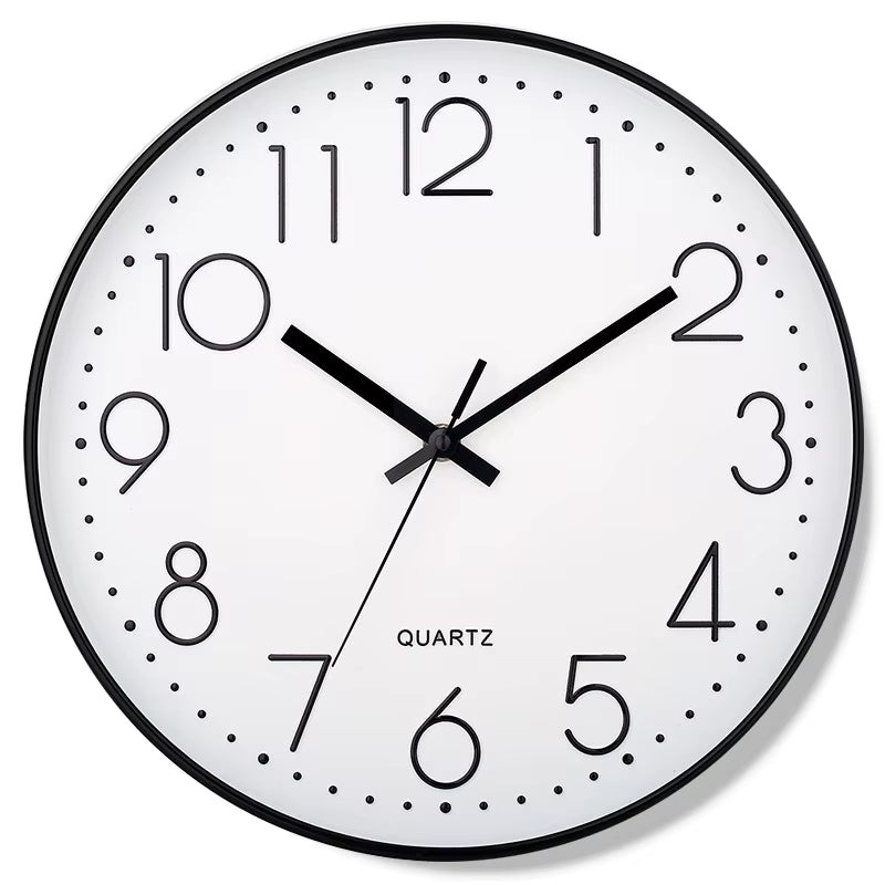 8 Inch Mute Quartz Wall Clock Cubic Digital Clock Living Room Bedroom Wall Clock Simple Digital Clock Home Decorations