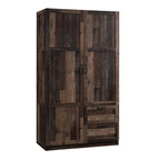 Select Wardrobe Armoire, Reclaimed Pine Finish
