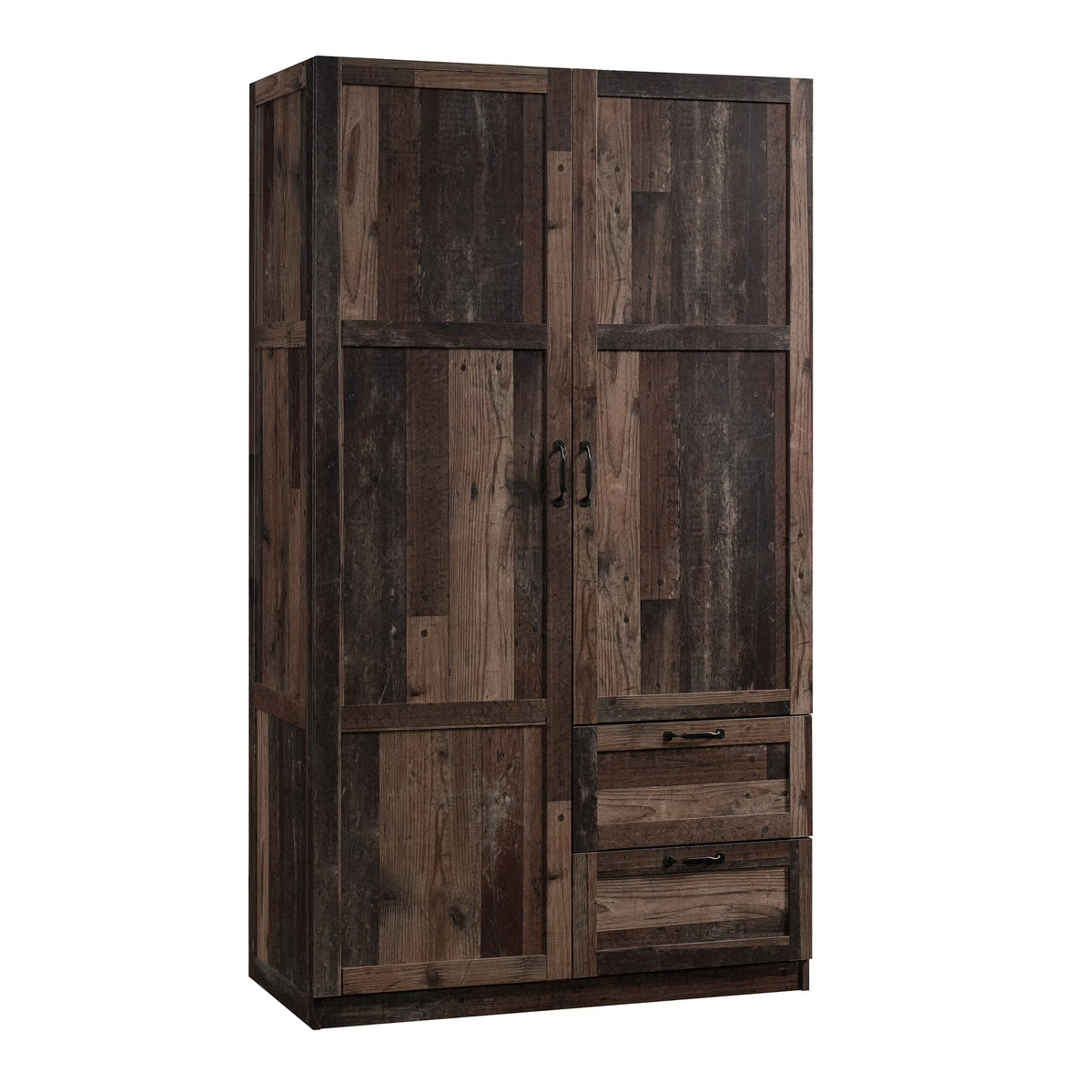 Select Wardrobe Armoire, Reclaimed Pine Finish