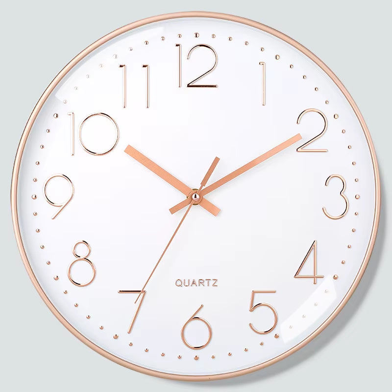 8 Inch Mute Quartz Wall Clock Cubic Digital Clock Living Room Bedroom Wall Clock Simple Digital Clock Home Decorations
