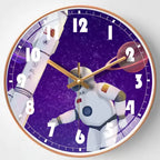 Wall Clock Home Decor Circular Clock Mirror Interstellar Universe Clock Simple Art Bedroom Wall Children'S Room Mute Clock