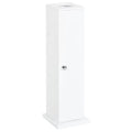 Bathroom Cabinet, Storage Cabinet,Small Toilet Paper Cabinet, Bathroom Corner Cabinet with Doors and Shelves, White