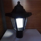 2PCS Solar LED Light Outdoor Wall Lamp Garden Light Hexagonal Solar Lantern Light Waterproof Solar Lamp Retro Garden Light Decor