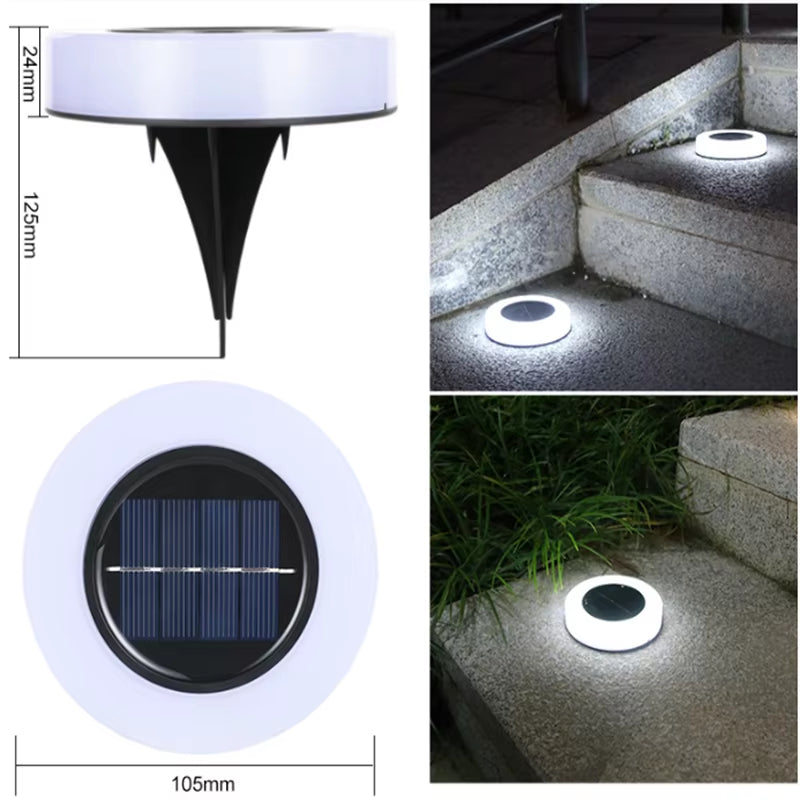 LED Solar Garden Light Outdoor Waterproof Garden Decoration Dog Cat Animal Paw Print Lights Path Lawn Lamp String Paths Light
