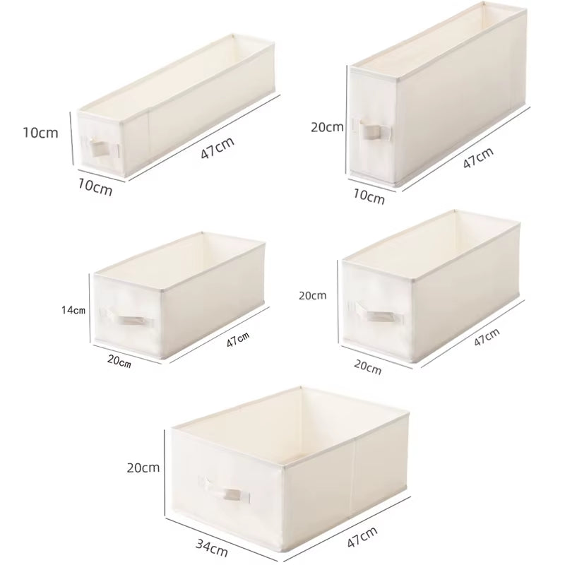 1Pc Clothes Storage Basket Sewing Home Folding Clothes Storage Box Underwear Socks Wardrobe Storage Box Wardrobe Organizer