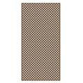 4 Ft. X 8 Ft. Brazilian Walnut Privacy Diamond Vinyl Lattice Panel - Solid Border
