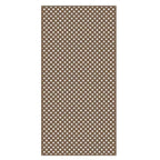4 Ft. X 8 Ft. Brazilian Walnut Privacy Diamond Vinyl Lattice Panel - Solid Border