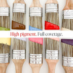 Peinture à la craie tout-en-un Country Chic pour meubles, placards, décoration intérieure — Écologique, finition mate, apprêt et finition intégrés pour bois et métal, couleur Moutarde Fraîche (Jaune moutarde) — Pinte 16 Oz (475 Ml)