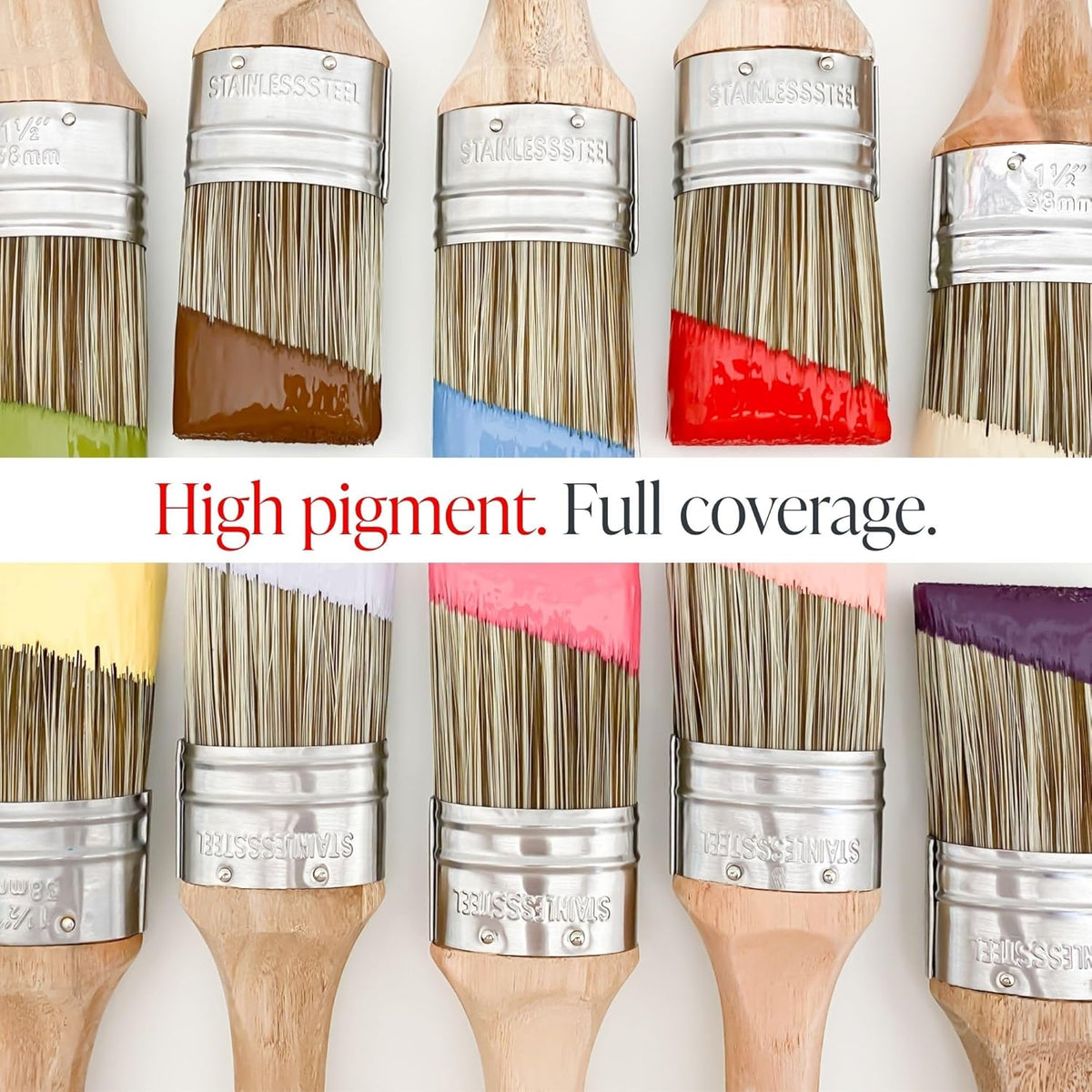 Peinture à la craie tout-en-un Country Chic pour meubles, placards, décoration intérieure — Écologique, finition mate, apprêt et finition intégrés pour bois et métal, couleur Moutarde Fraîche (Jaune moutarde) — Pinte 16 Oz (475 Ml)