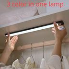 LED Night Light Motion Sensor Light Wireless USB Led Cabinet Night Wardrobe Lamp for Kitchen Cabinet Bedroom Wardrobe Sensor LED