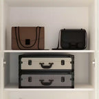 70.9 In. H X 86.8 In. W, White Wood Shoe Storage Bench, Coat Hanger & Wardrobe 3-IN-1 (Shoe Storage & Wardrobe)