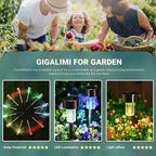 Outdoor Solar Lights Garden Lights Solar Powered Lamp Lantern Waterproof Landscape Lighting Pathway Yard Lawn Garden Decoration