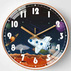 Wall Clock Home Decor Circular Clock Mirror Interstellar Universe Clock Simple Art Bedroom Wall Children'S Room Mute Clock