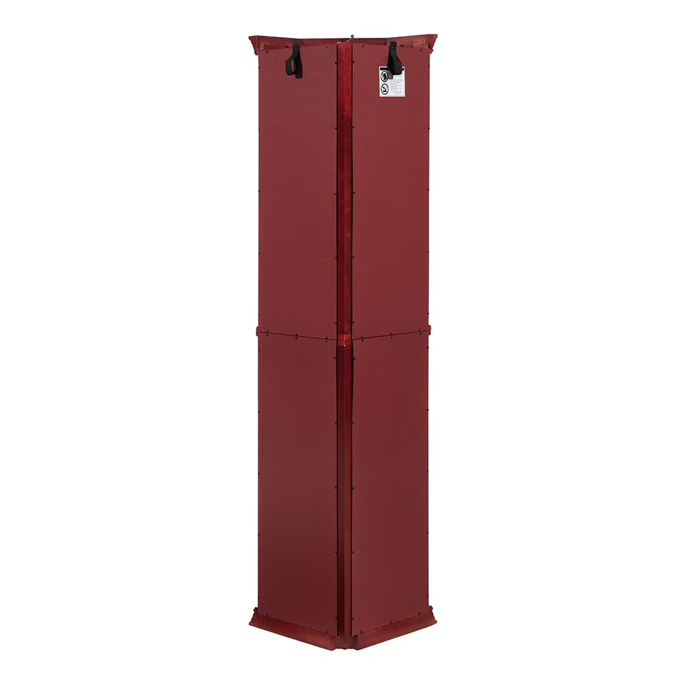 Bar Cabinet,Cabinet Shelf Glass Cabinet Shelves,Corner Curio Cabinet Lighted Corner Display, Glass Display Shelf Shelving Bar Cabinet with Tempered Glass Door