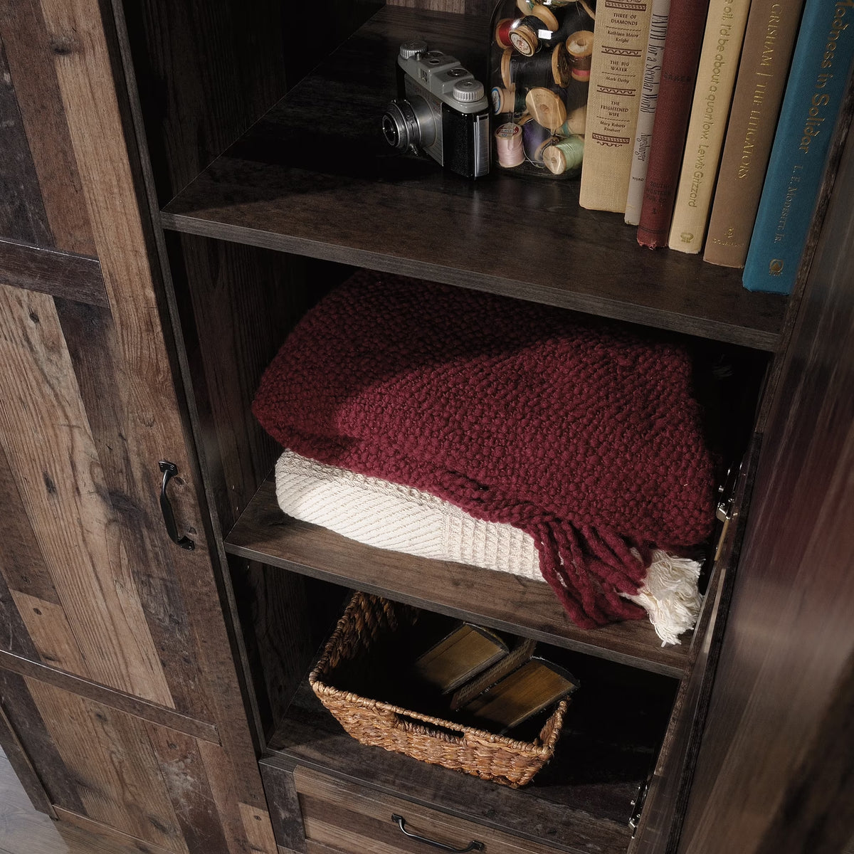 Select Wardrobe Armoire, Reclaimed Pine Finish