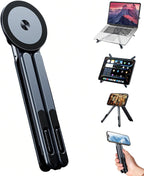 Pocket-Size Laptop Stand for Desk, Magnetic Phone Tablet Holder