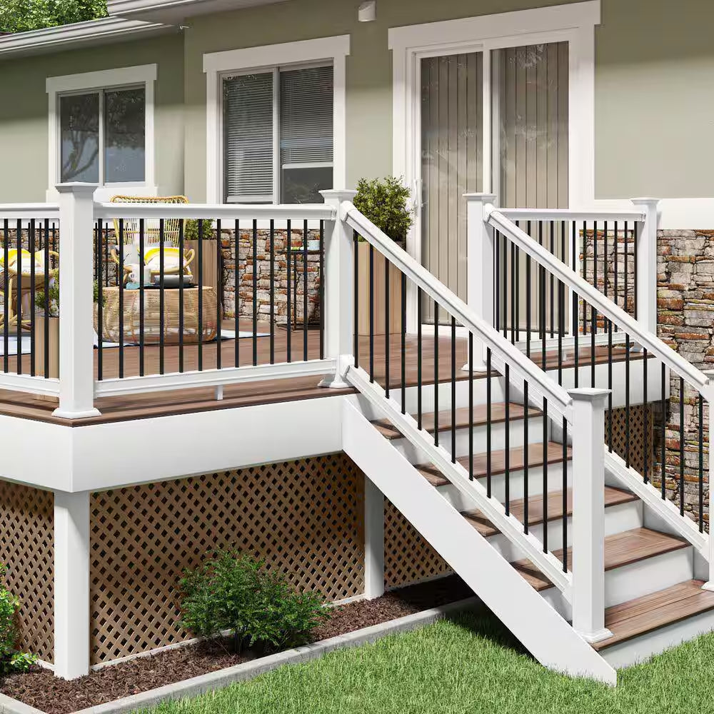 4 Ft. X 8 Ft. Brazilian Walnut Privacy Diamond Vinyl Lattice Panel - Solid Border