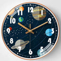 Wall Clock Home Decor Circular Clock Mirror Interstellar Universe Clock Simple Art Bedroom Wall Children'S Room Mute Clock