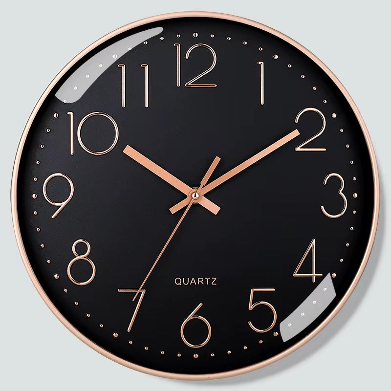 8 Inch Mute Quartz Wall Clock Cubic Digital Clock Living Room Bedroom Wall Clock Simple Digital Clock Home Decorations