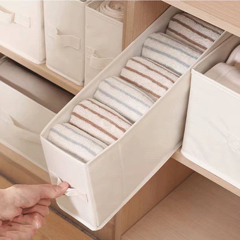 1Pc Clothes Storage Basket Sewing Home Folding Clothes Storage Box Underwear Socks Wardrobe Storage Box Wardrobe Organizer