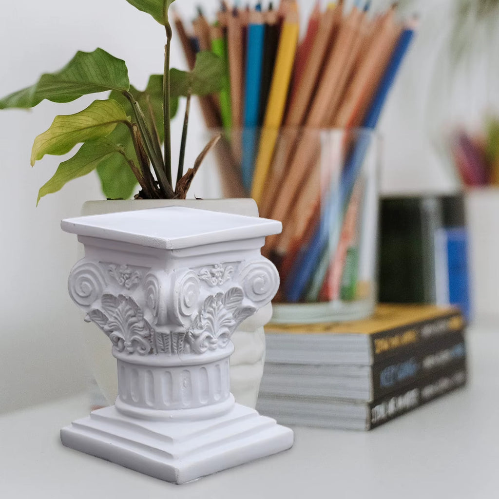 Nordic Roman Pillar Ornament Resin Classical Architecture Roman Column Statue Garden Statue Shooting Scene Miniature Ornament