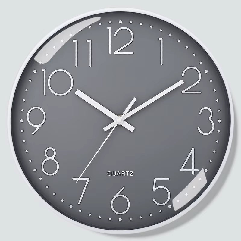 8 Inch Mute Quartz Wall Clock Cubic Digital Clock Living Room Bedroom Wall Clock Simple Digital Clock Home Decorations