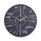 Math Clock Unique Wall Clock Modern Design Novelty Maths Equation Clock