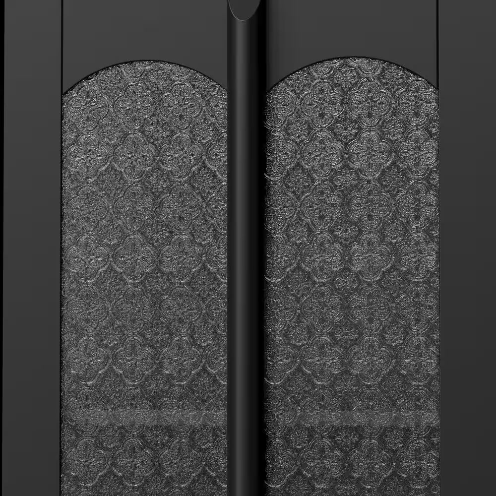 Black 34.6 In. Display Cabinet with China Cabinet, Accent Storage Cabinet, Garage Cabinet, Bookcase, Food Pantry