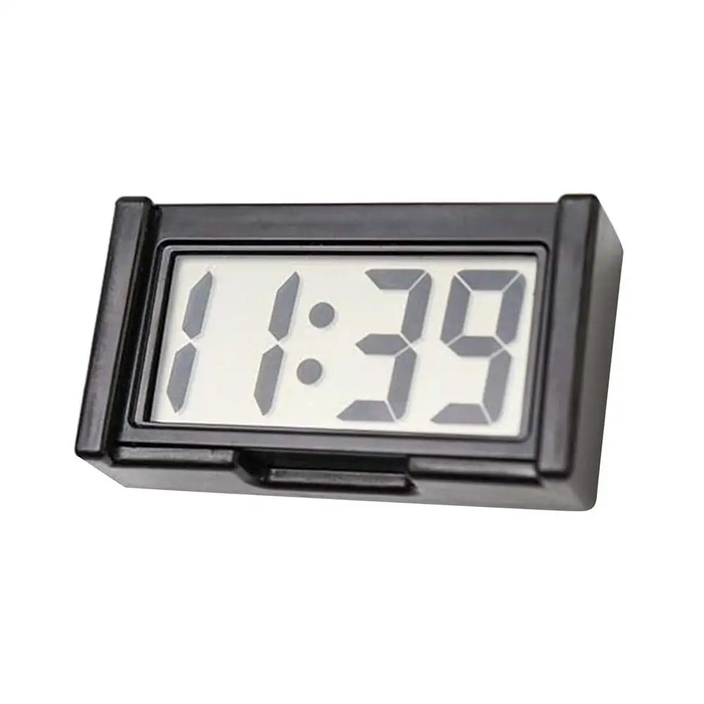 Mini Digital Clock Large Screen Car Dashboard Electronic Clock Self-Adhesive Mini Clock Durable Car Clock for Truck Dashboard