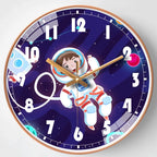 Wall Clock Home Decor Circular Clock Mirror Interstellar Universe Clock Simple Art Bedroom Wall Children'S Room Mute Clock