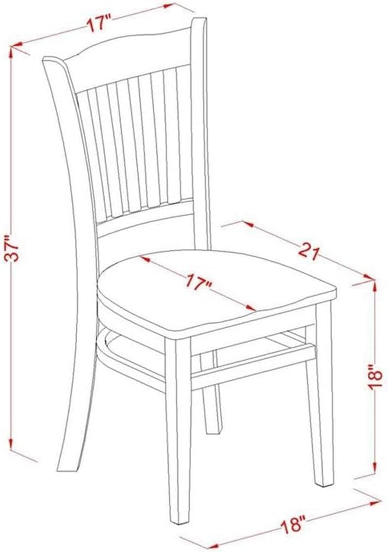 DLGR3-WHI-W Ensemble de table de salle à manger de 3 pièces pour petits espaces, comprenant une table de salle à manger ronde avec tablette rabattable et 2 chaises à assise en bois, 42X42 Inch, Blanc lin