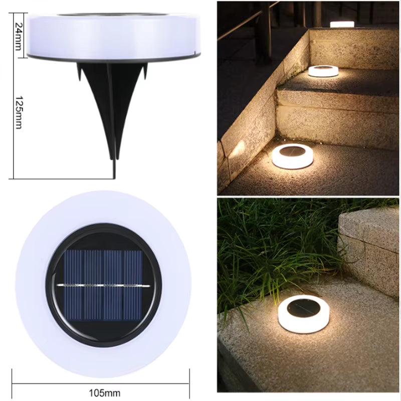 LED Solar Garden Light Outdoor Waterproof Garden Decoration Dog Cat Animal Paw Print Lights Path Lawn Lamp String Paths Light