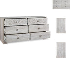 Signature Design by Ashley Paxberry Boho Dresser, Whitewash
