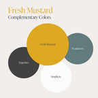 Peinture à la craie tout-en-un Country Chic pour meubles, placards, décoration intérieure — Écologique, finition mate, apprêt et finition intégrés pour bois et métal, couleur Moutarde Fraîche (Jaune moutarde) — Pinte 16 Oz (475 Ml)