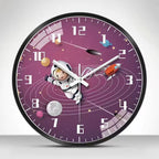 Wall Clock Home Decor Circular Clock Mirror Interstellar Universe Clock Simple Art Bedroom Wall Children'S Room Mute Clock